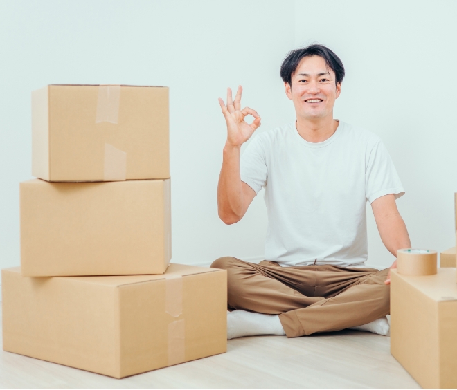 運ぶ手間なく買取完了