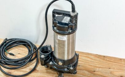 東京都新宿区のお客様から荏原製作所汚水吸水ポンプを買取させていただきました