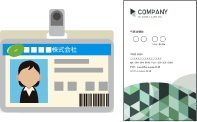 社員証コピー または名刺