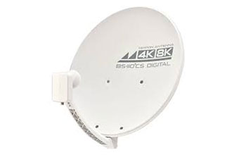 日本アンテナ	45ｃｍBS・110°CSアンテナ左右旋偏波対応　金具セット