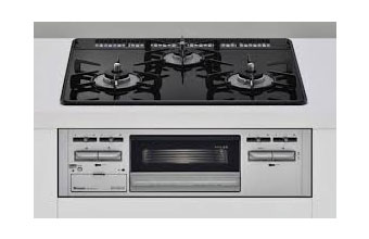 Rinnai 3口ビルトインコンロ W600