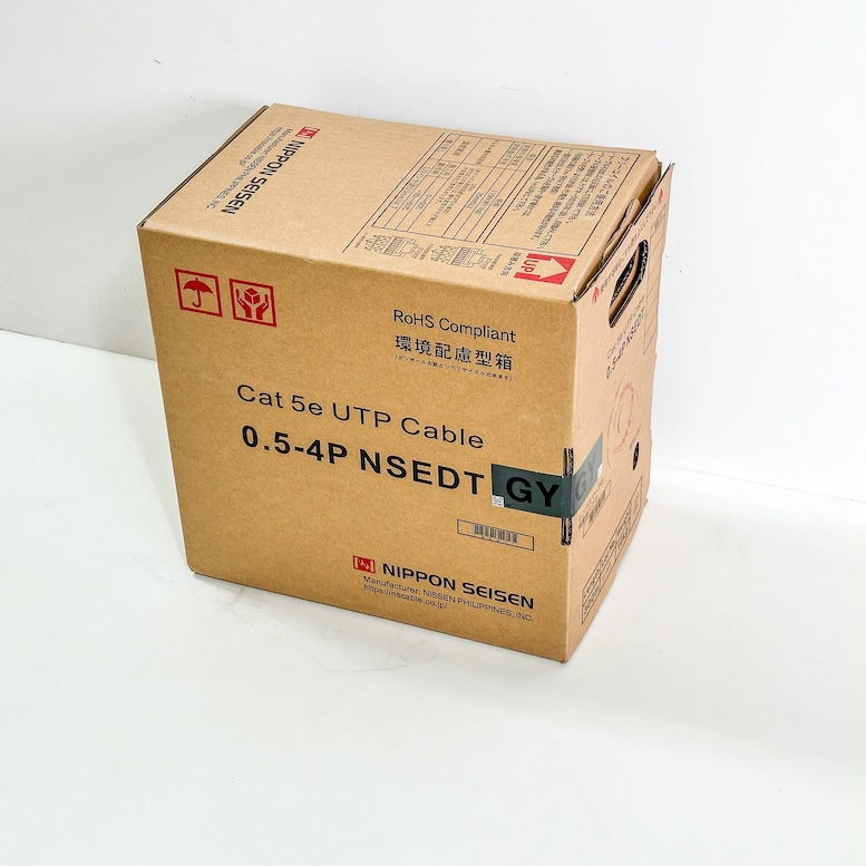 千葉県千葉市のお客様から 日本製線 LANケーブル 300ｍ巻きを買取させていただきました。